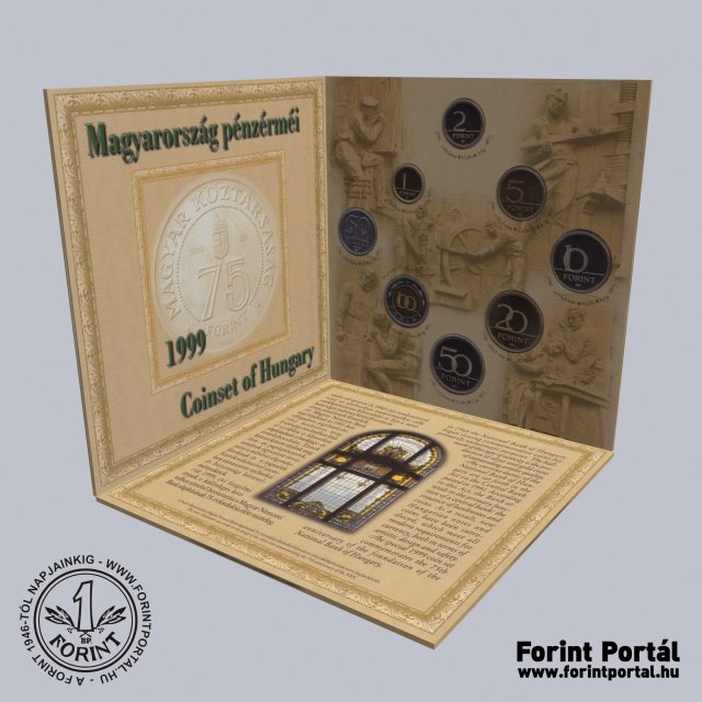1999. vi dsztokos PROOF forint forgalmi sora