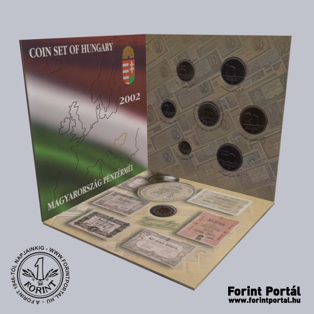 2002. évi dísztokos BU forint forgalmi sora