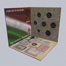 2002. évi dísztokos PROOF forint forgalmi sora