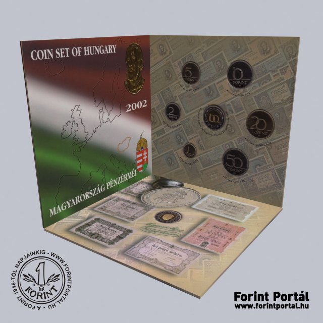 2002. vi dsztokos PROOF forint forgalmi sora