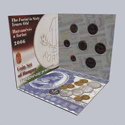 2006. évi dísztokos BU forint forgalmi sora 60 éves a Forint