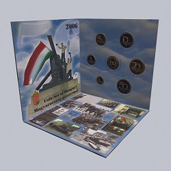 2006. évi dísztokos PROOF forint forgalmi sora az 1956-os 1956-os forradalom és szabadságharc emlékére
