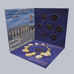 2007. évi dísztokos PROOF forint forgalmi sora Római szerződés