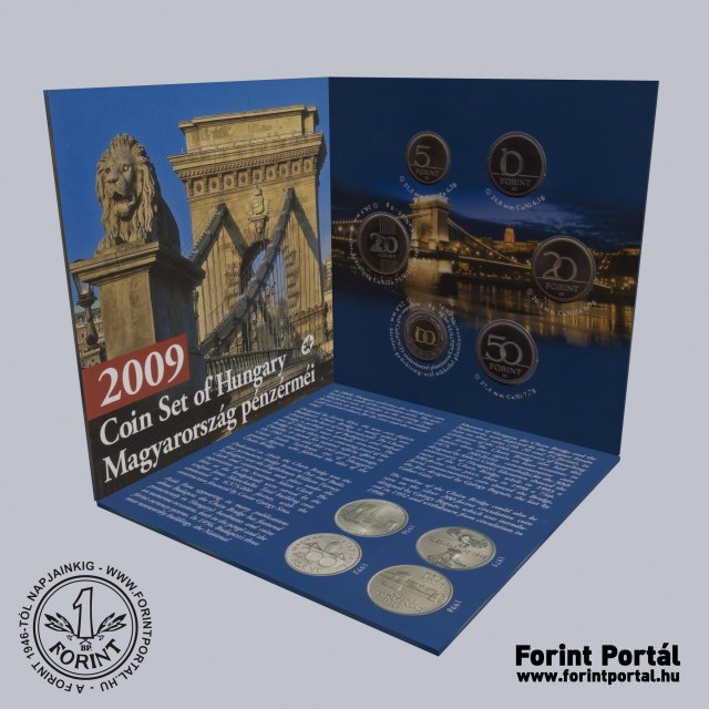 2009. vi dsztokos PROOF forint forgalmi sor j 200 forintos