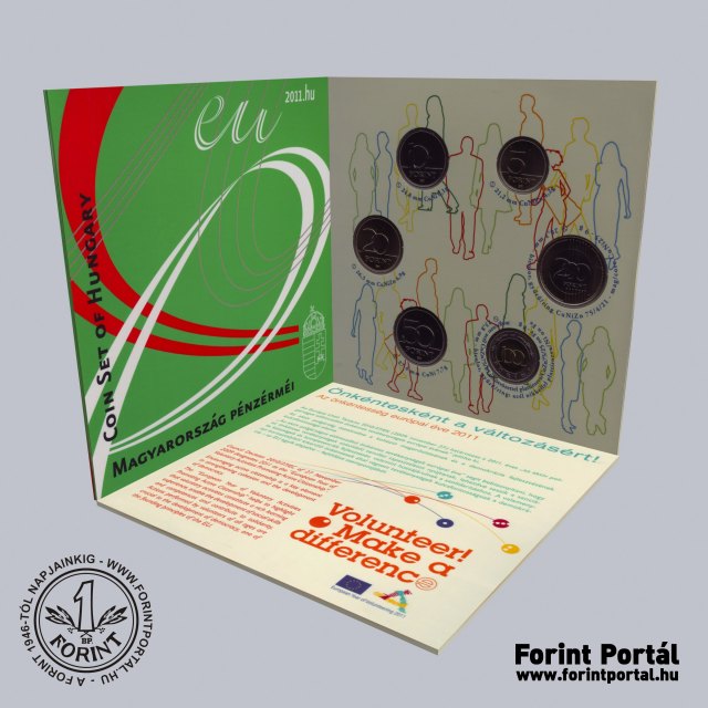 2011. vi dsztokos BU forint forgalmi sor Az nkntessg Eurpai ve