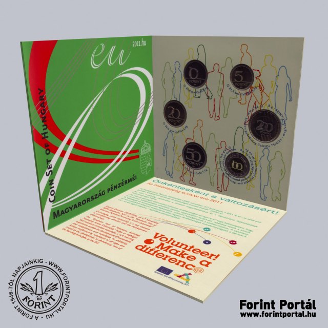 2011. vi dsztokos PROOF forint forgalmi sor Az nkntessg Eurpai ve