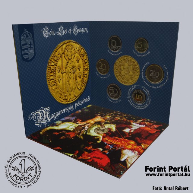 2013. vi dsztokos PROOF forint forgalmi sor Aranyforint II.