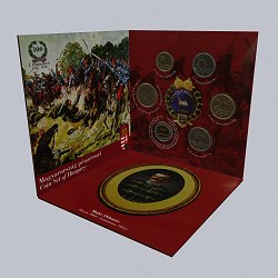 2014. évi dísztokos BU forint forgalmi sor Limanovai csata I. világháború 1914-1918 emlékére