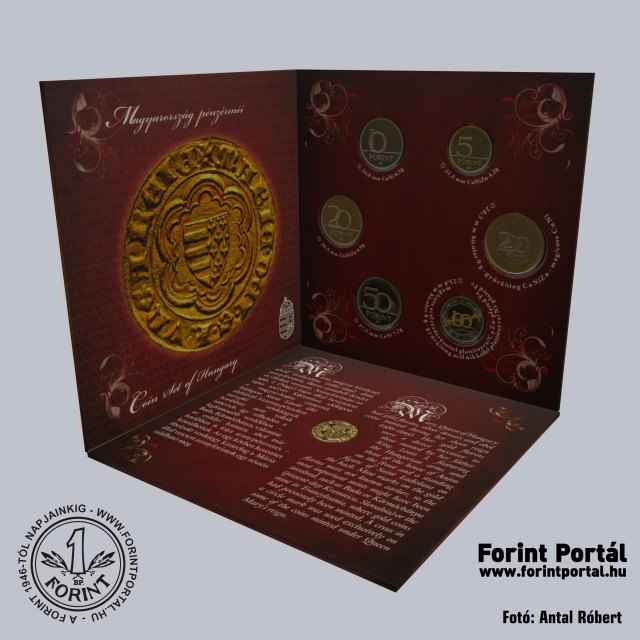 2014. vi dsztokos PROOF forint forgalmi sor Aranyforint III.