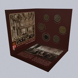 2015. évi dísztokos BU forint forgalmi sor 1865-ös orszaggyules 150. évforduloja alkalmából