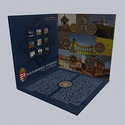 2015. évi dísztokos PROOF forint forgalmi sor Nemzeti történelmi emlékhelyek