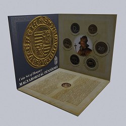 2016. évi dísztokos PROOF forint forgalmi sor Aranyforint IV.