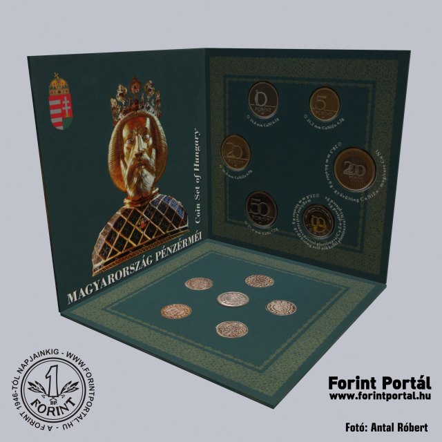 2017. évi dísztokos PROOF forint forgalmi sor Szent László év