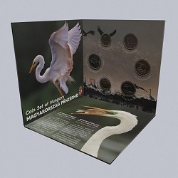 2018. évi dísztokos BU forint forgalmi sor Természeti értékeink - Nagy kócsag