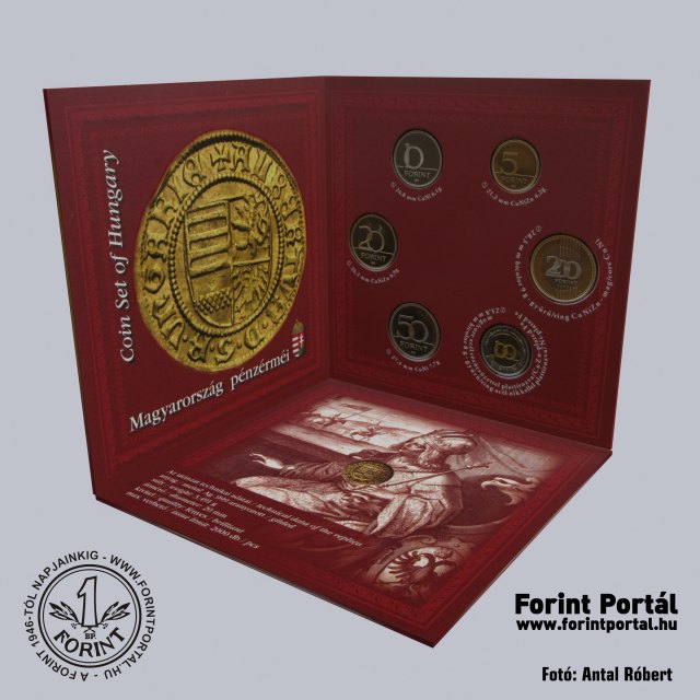 2018. vi dsztokos PROOF forint forgalmi sor Aranyforint V.