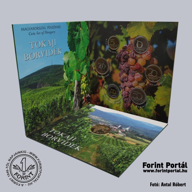 2019. vi dsztokos PROOF forint forgalmi sor Tokaji borvidk