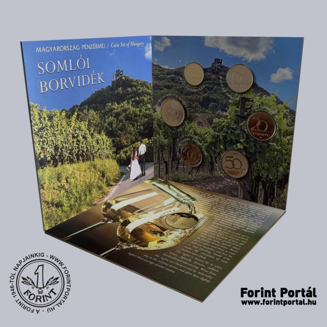 2022. vi dsztokos PROOF forint forgalmi sor Somli borvidk