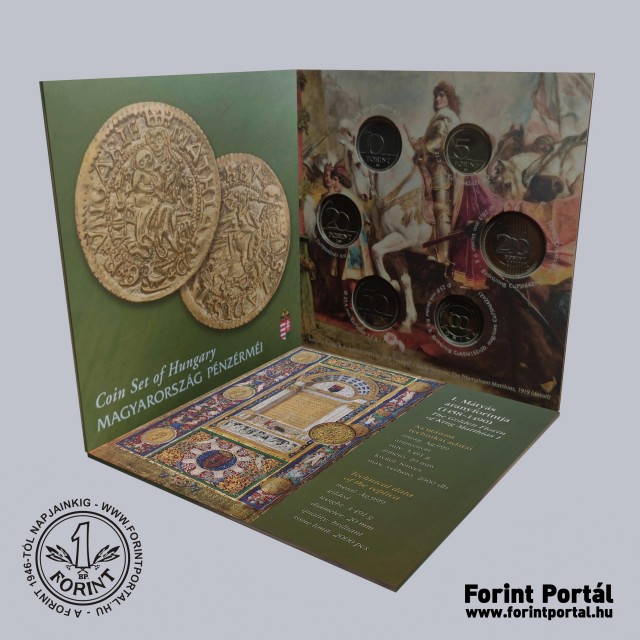 2026. �vi d�sztokos PROOF forint forgalmi sor Aranyforint IX - I M�ty�s aranyforintja