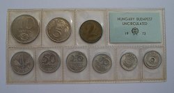 1973. vi forgalmi sor A 10 forintos cmerben a szn nincs jellve