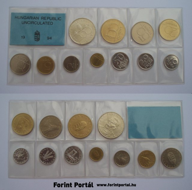 1994. évi forgalmi sor BU nagy címkés