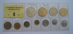 1995. évi forgalmi sor BU felcserélt 10 és 20 filléres