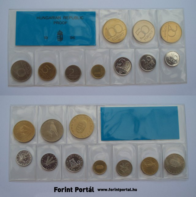 1996. vi forgalmi sor PROOF (PP)