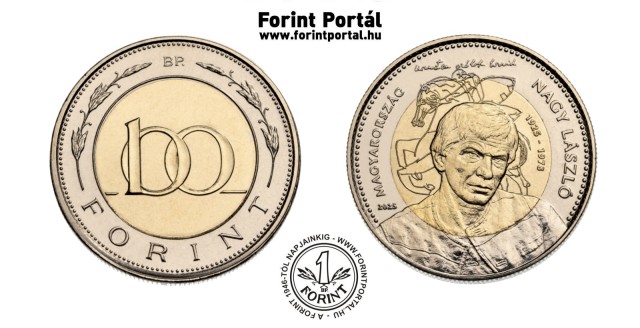 2025-s 100 forintos Nagy Lszl szletsnek 100. vfordulja