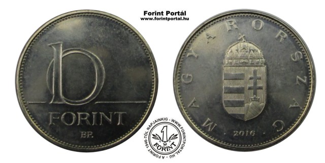 2016-os 10 forintos - (2016 10 forint)