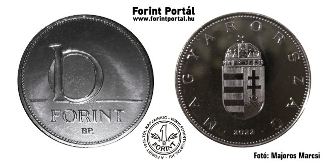 2022-es 10 forintos - (2022 10 forint)
