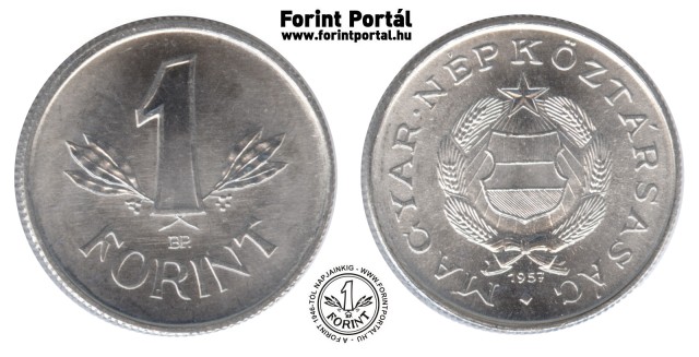 1957-es 1 forintos - (1957 1 forint)