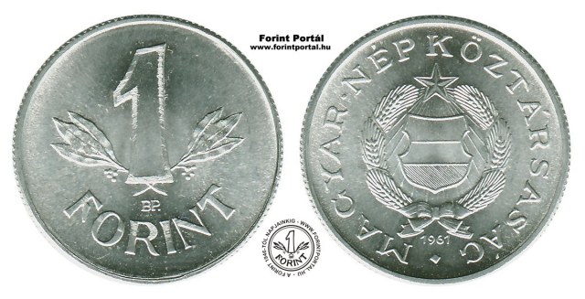 1961-es 1 forintos - (1961 1 forint)