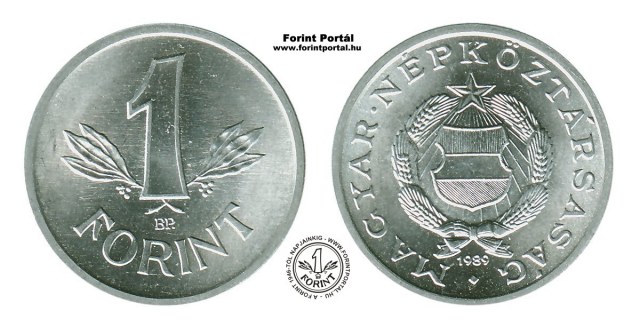 1989-es 1 forintos - (1989 1 forint)