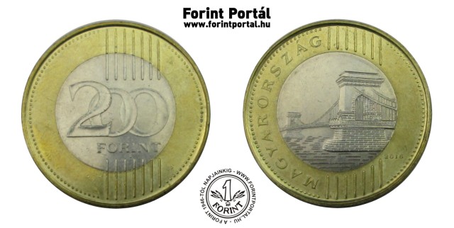 2016-os 200 forintos - (2016 200 forint)