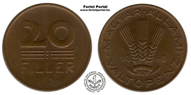 1948-as 20 fillres - (1948 20 fillr)