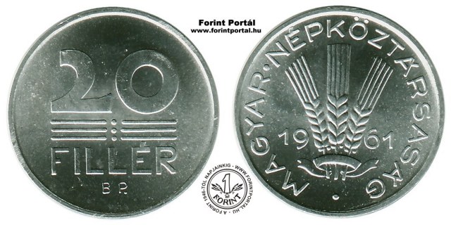 1961-es 20 fillres - (1961 20 fillr)