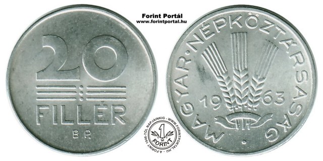 1963-as 20 fillres - (1963 20 fillr)