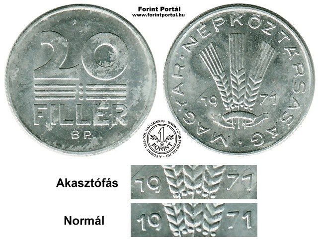 1971-es akasztófás 20 fillér - (1971 akasztófás 20 fillér)