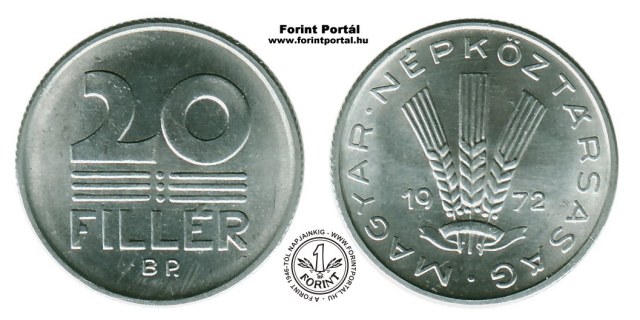 1972-es 20 fillres - (1972 20 fillr)