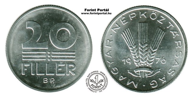 1976-os 20 fillres - (1976 20 fillr)