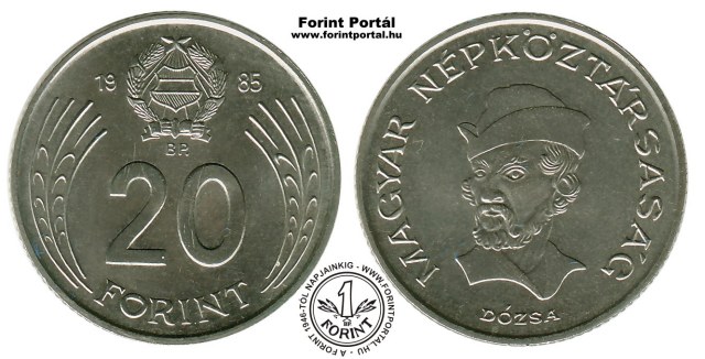 1985-s 20 forintos - (1985 20 forint)