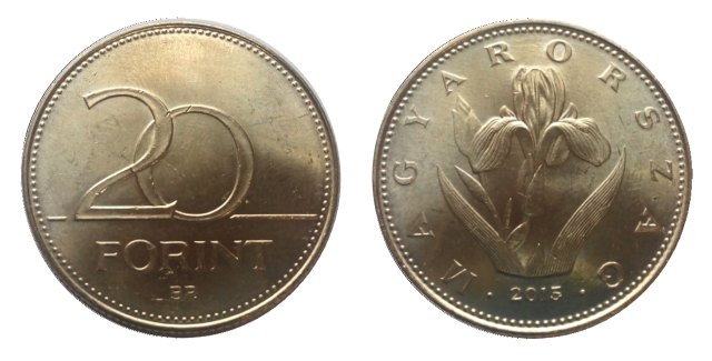 2015-s 20 forintos - (2015 20 forint)