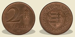 1946-os 2 filléres - (1946 2 fillér)