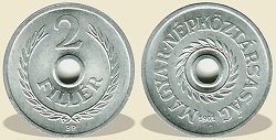 1961-es 2 filléres - (1961 2 fillér)
