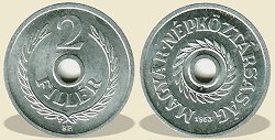 1963-as 2 filléres - (1963 2 fillér)