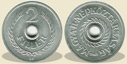 1965-ös 2 filléres - (1965 2 fillér)