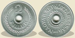 1972-es 2 filléres - (1972 2 fillér)