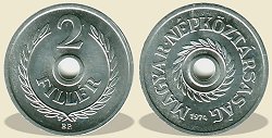 1974-es 2 filléres - (1974 2 fillér)