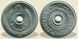 1980-as 2 filléres - (1980 2 fillér)