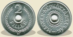 1983-as 2 filléres - (1983 2 fillér)