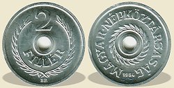1984-es 2 filléres - (1984 2 fillér)